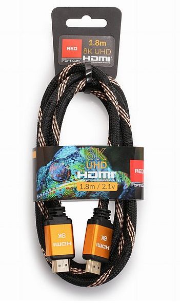 HDMI kábel 1,8m - v2.1 Opticum RED 8K UHD