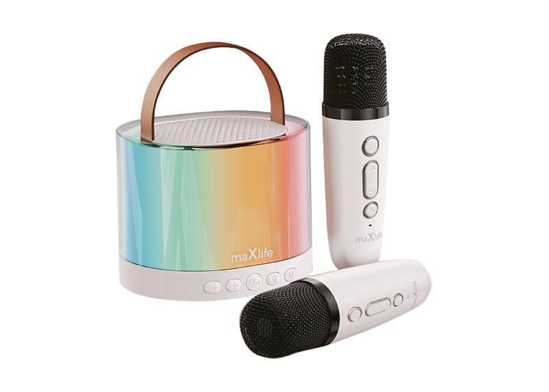 KARAOKE bluetooth reproduktor MXKS-200 biely