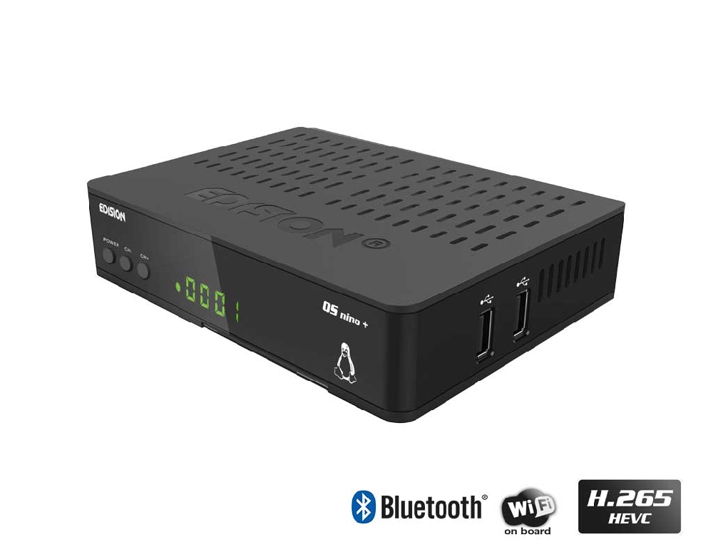 Edision OS Nino Plus H.265 DVB-S2 + T2C
