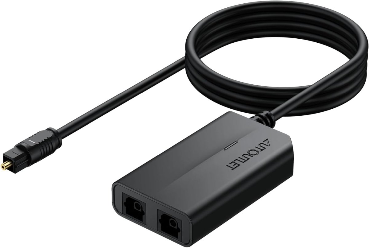AUTOUTLET EFU123 Toslink SPDIF rozbočovač 2/1