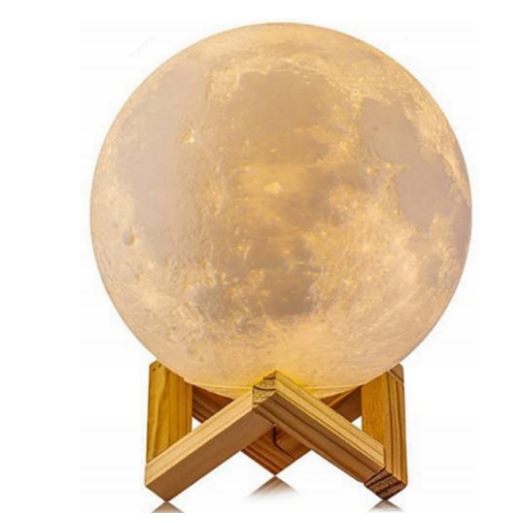 3D mesiac - mini lampa R2 MOON