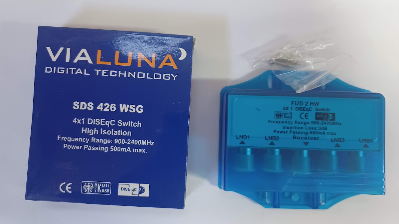 VIALUNA diseqc prepínač SDS 426 WSG 4/1