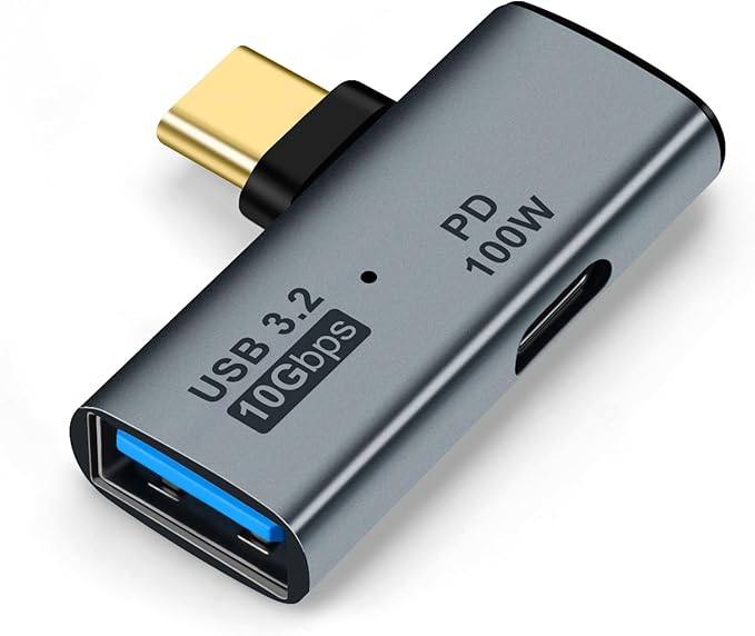 OTG redukcia USB-C 100W PD + USB 3.2 10 Gbps pre Android TV boxy/sticky