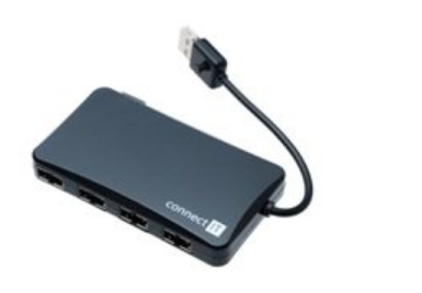 USB rozbočovač Connect IT USB 2.0 HUB so 4 portami CI-141