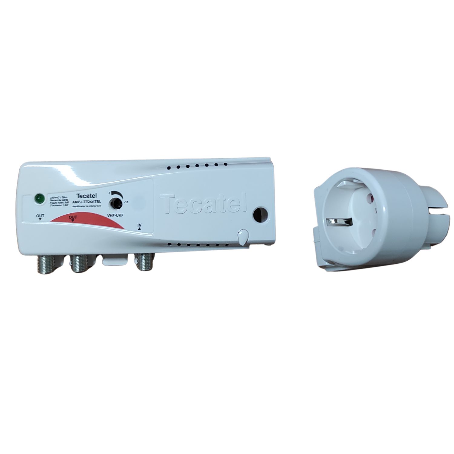 TECATEL AMP-LTE24ATB - zosilňovač DVB-T/T2, FM/DAB s LTE filtrom