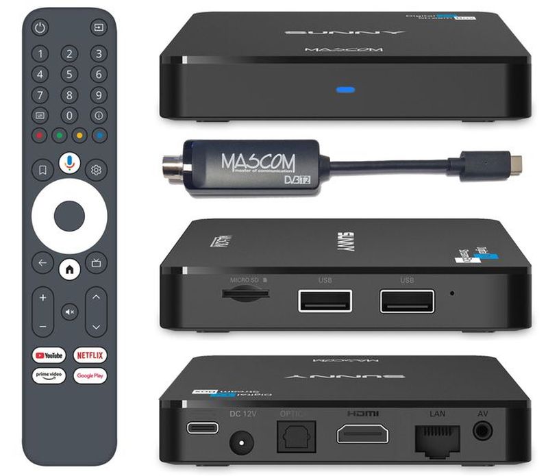 MASCOM SUNNY-T 4K DVB-T2  + Konfigurácia zdarma