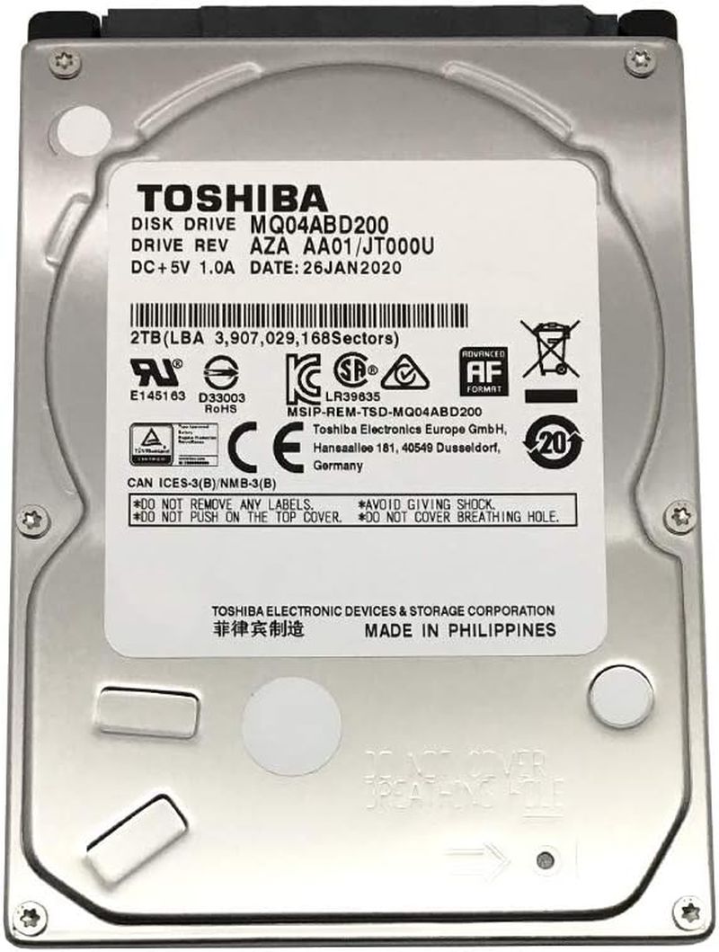 E-shop Toshiba MQ04ABD200 2TB 2,5 palcový HDD SATA