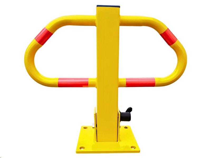 E-shop ATOS Parkovacia zábrana AT PARK Motýlik 550 mm so sklopnou oceľovou zábranou a zámkom