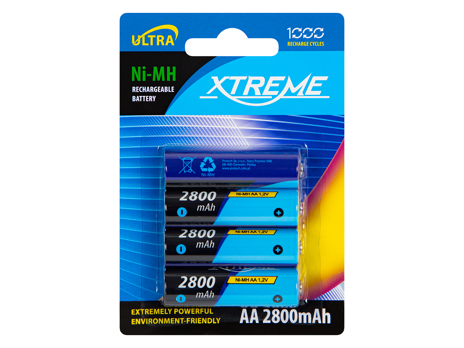 E-shop XTREME nabíjacie batérie AA R6 Ni MH 2800 mAh 1,2 V