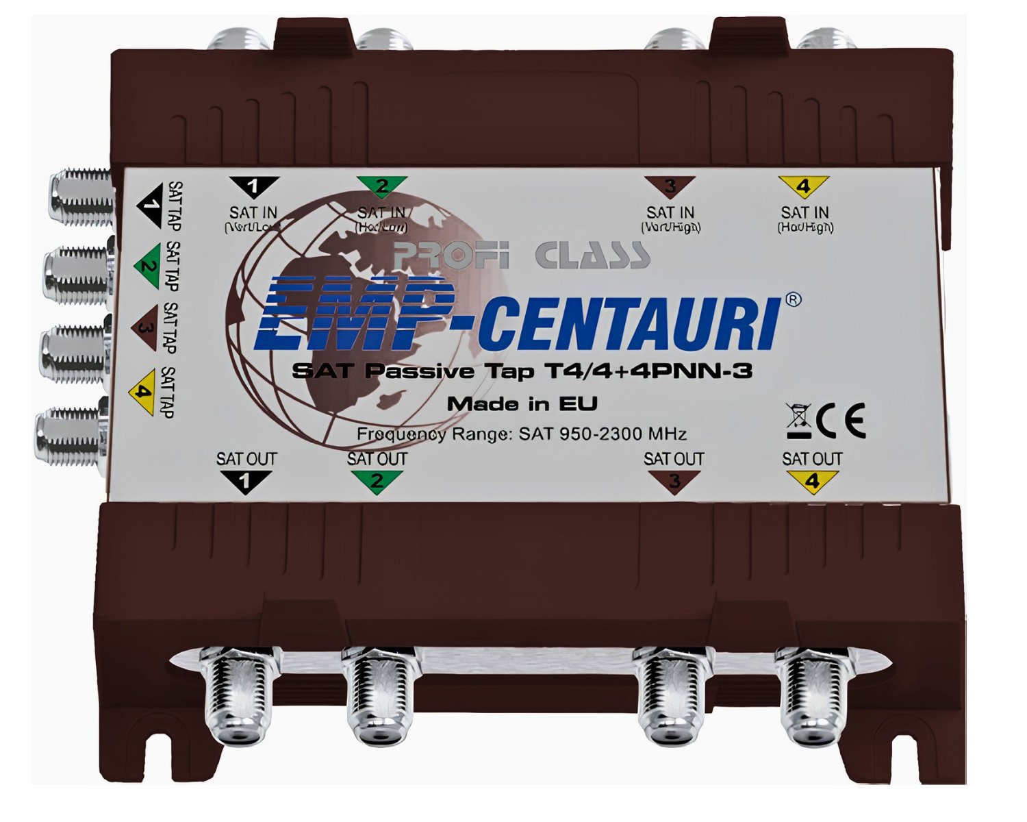 EMP-Centauri T4/4+4PNN-3 P.121-A-SAT kaskádovateľný SAT odbočovač 4/4+4