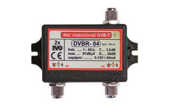 IVO DVBR-04-X aktivní rozbočovač 2x pro DVB-T