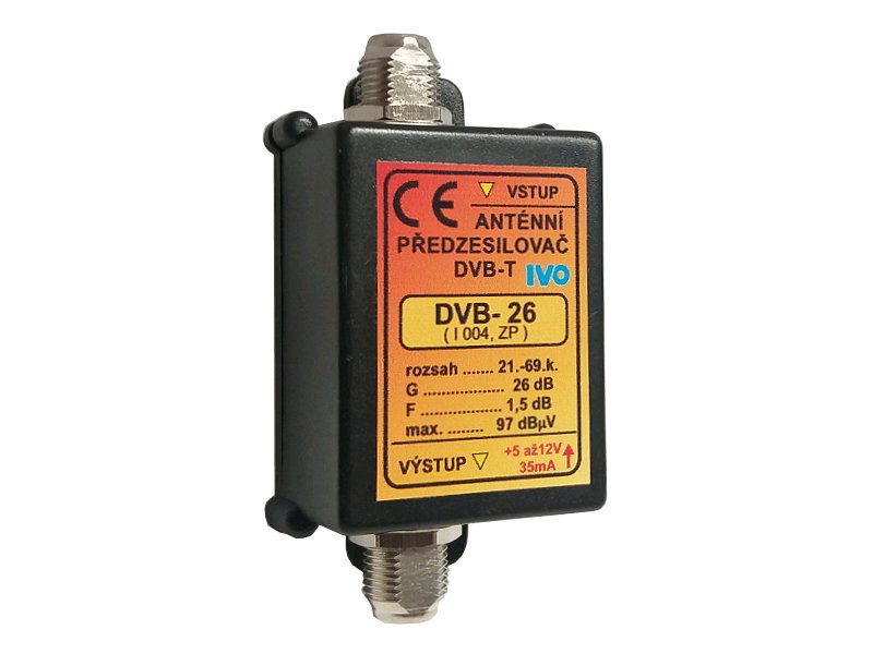 Ivo DVB-26 zosilňovač 26dB (5-12V)