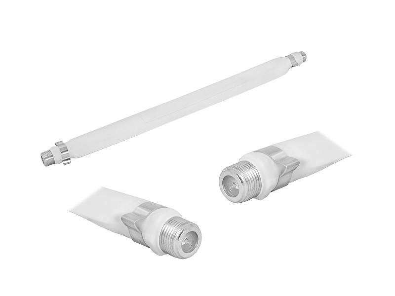 E-shop LTC Koaxiálna priechodka cez plastové okno 200 mm, F konektory