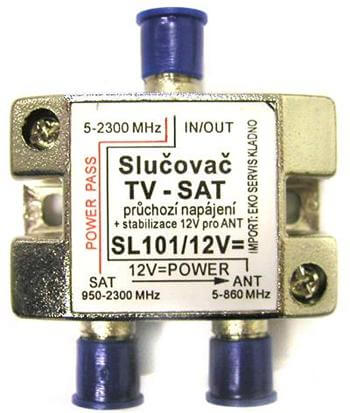 SAT + TV zlučovač SL101 + 12V PROFI