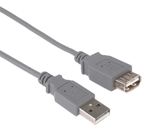 Kabel USB 2.0  predlžovací 0,5m