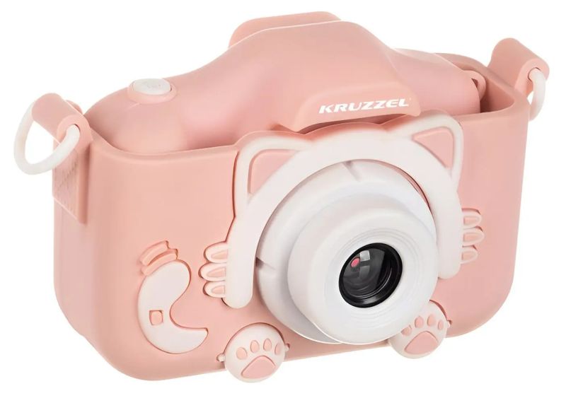 Detský fotoaparát AC22296  ružový + 32GB karta