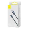 Baseus Crystal Shine USB na USB-C kabel, 100 W, 1,2 m černý