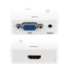 Redukce samice VGA na samici HDMI is audio výstupem jack