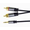premiumcord 3 5mm jack 2x rca audio kabel 1 5m 7788
