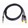 premiumcord 3 5mm jack 2x rca audio kabel 1 5m 7787