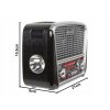 prenosne radio ra17 fm am sw bluetooth solar 545