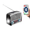 RA17 Multifunkčné prenosné rádio FM AM SW s Bluetooth a solárnym nabíjaním