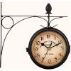 obojstranne retro hodiny vintage 24cm 81