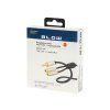 Jack samec splitter (3,5 mm) pro 2x Cinch samice (RCA) s kabelem dlouhým 15 cm