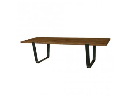 Moderny jedalensky stol s kovou podnozou Sedia drevex