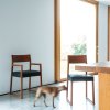 Linea elegantna stolicka s podruckami claunena dizajnova Sedia Drevex