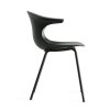 OMB 3D LOOP MONO moderna stolicka s kovou podnozou Sedia Drevex