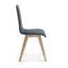 SRA 1603 Cleo celocalunena moderna jedalenska stolicka bez podrucok sedia drevex