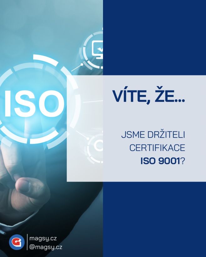ISO 9001✨ Tato norma definuje systém řízení kvality, který zajišťuje konzistentní úroveň výroby, kontrolu procesů a jejich...