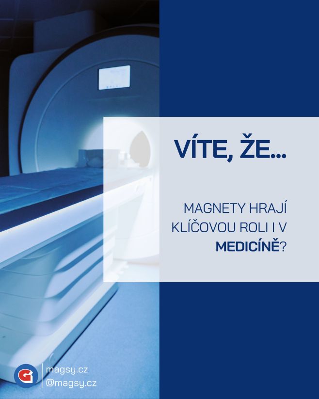 Víte, že magnety hrají klíčovou roli i v medicíně? 🩻 #magsy🧲 #magsy #magneticke #systemy #magnety
