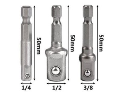 4458 3 ks adapter pro elektrickou vrtacku