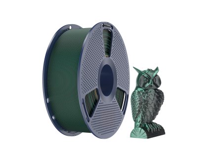 7109 1 filament sunlu silk pla dual color cerno zeleny 1 75mm 1kg