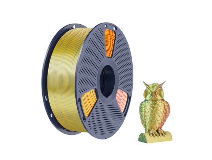 7148 filament sunlu silk pla tri color cervena zluta zelena 1 75mm 1kg