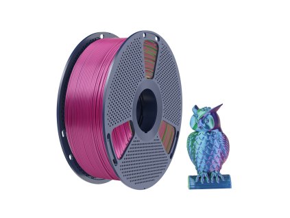7145 filament sunlu silk pla tri color modra zelena fialova 1 75mm 1kg