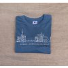 Unisex T-shirt New Prague line Denim Blue