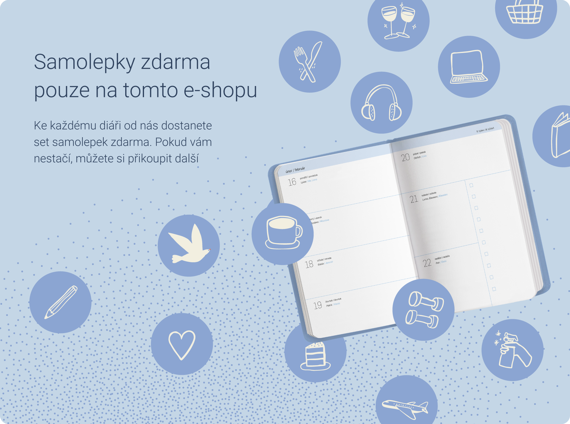 Samolepky zdarma