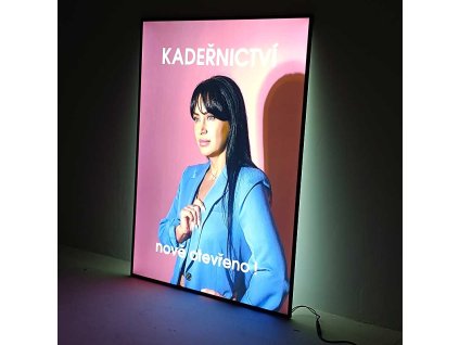 LED světelný jednostranný  rám, vertikální  A5 (217x163) HY01-A5