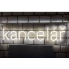 LED nápis Kancelář, 25 × 75 cm