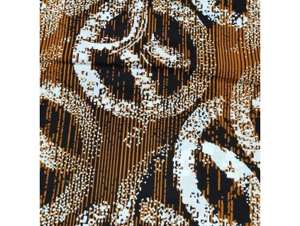 Bavlněná africká látka Kitenge,  vzor 1013