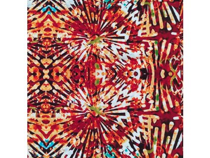 Bavlněná africká látka Kitenge,  vzor 1024