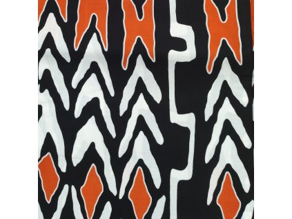 Bavlněná africká látka Kitenge,  vzor 1028
