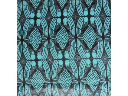 Bavlněná africká látka Kitenge,  vzor 4041