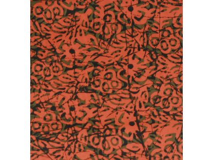 Bavlněná africká látka Kitenge,  vzor 4105