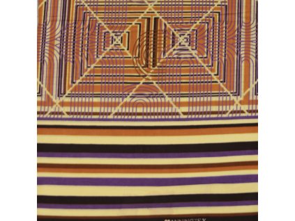 Bavlněná africká látka Kitenge,  vzor 4096
