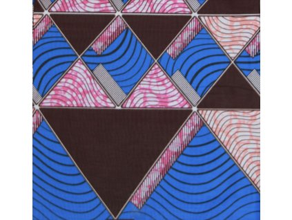 Bavlněná africká látka Kitenge,  vzor 4075