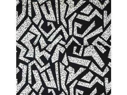 Bavlněná africká látka Kitenge,  vzor 3818